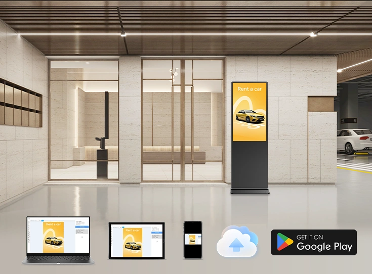 43 Inch Vertical Digital Signage-4