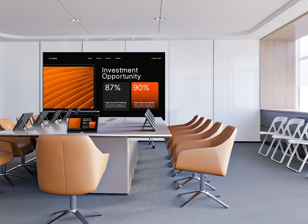 136 Inch LED video wall